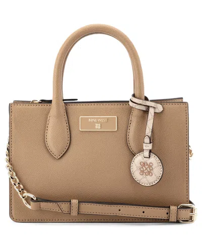 Nine West Magdalina Mini Tote Crossbody Bag In Brown