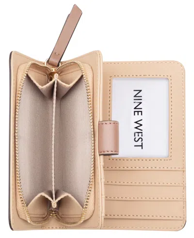 Nine West Anders French Wallet In Neutral