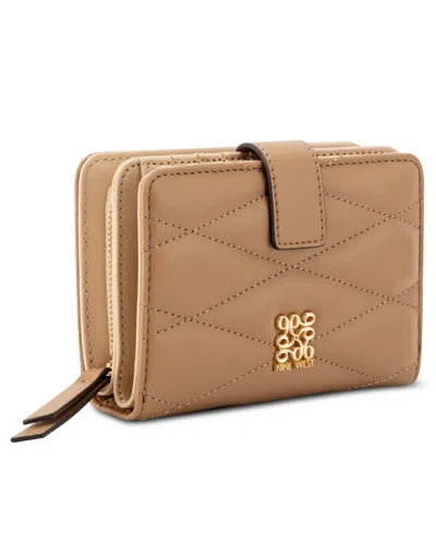 Nine West Anders French Wallet In Brown