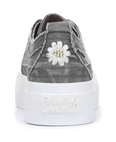 Blowfish Malibu Women's Sadie-sun Lace-up Sneakers In Gray