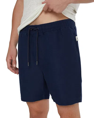 Onia Regular Fit 6 Drawstring Shorts In Blue