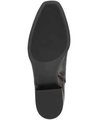 Journee Collection Womens Extra Wide Calf Stacked Heel Dress Boots In Brown