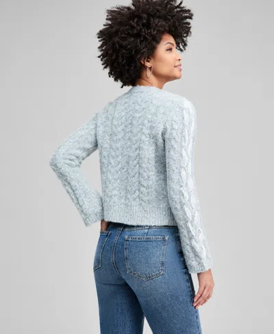 And Now This Women's Lace Bow Cardigan, Macy's Exclusive In Brown