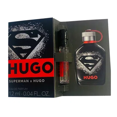 Hugo Boss Men's Superman X Hugo Edp Spray 0.04 oz Fragrances 3616305274298 In Black