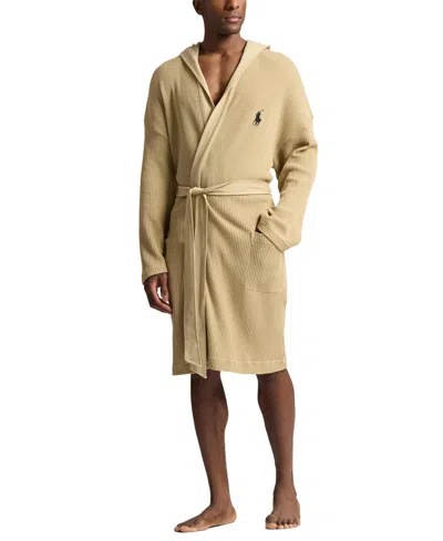 Polo Ralph Lauren Men's Long Robe With Belt In Neutral
