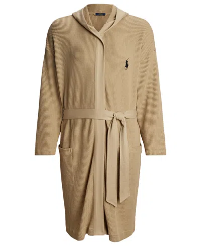 Polo Ralph Lauren Men's Long Robe With Belt In Neutral