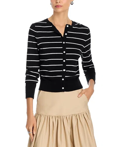 Derek Lam 10 Crosby Thibeaut Long Sleeve Cardigan In Black