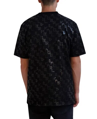 Karl Lagerfeld Men's Short-sleeve T-shirt In Blue