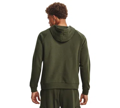 Under Armour Men's Rival Logo Hooded Sweatshirt In Green