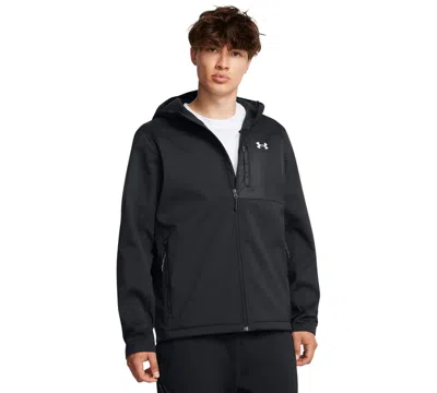 Under Armour Men's Shield Hooded Jacket In Black