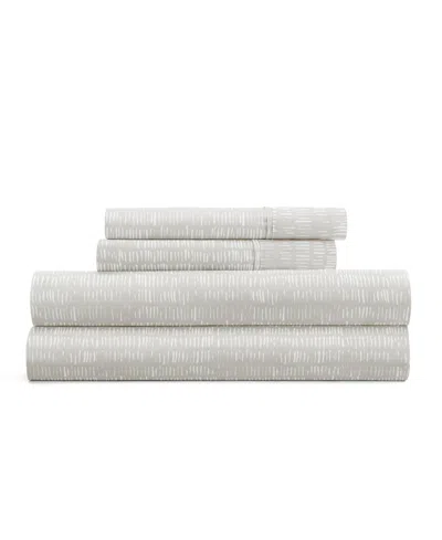 Ienjoy Home Soft Lines 4-p.c. Sheet Set, King In Gray