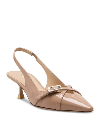Stuart Weitzman Women's Georgie 50 Slingback Pumps In Brown