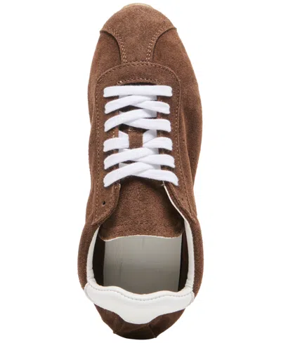 Dolce Vita Women's Serina Lace-up Low Profile Sneakers In Brown