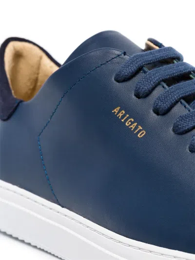 Axel Arigato Low-top Sneakers With Round Toe And Flat Sole In Blue