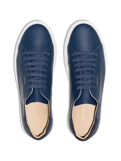 Axel Arigato Low-top Sneakers With Round Toe And Flat Sole In Blue