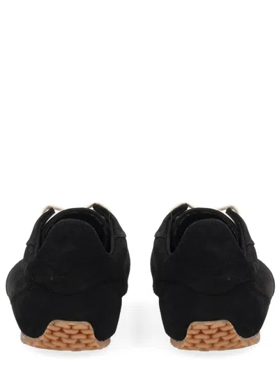 Axel Arigato Daze Runner Black Sneaker With Logo On The Tongue And Grooved Sole In Suede Man In Black