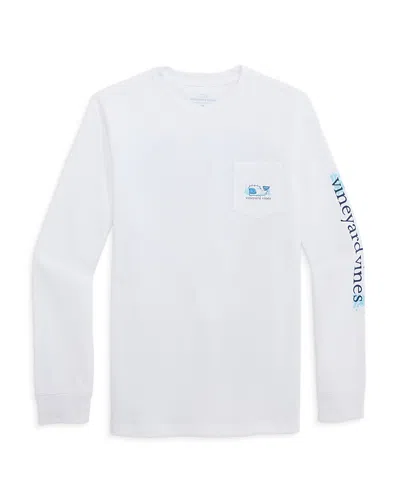 Vineyard Vines Boys' Yeti Whale Spotting Pocket Tee - Little Kid, Big Kid In Gray