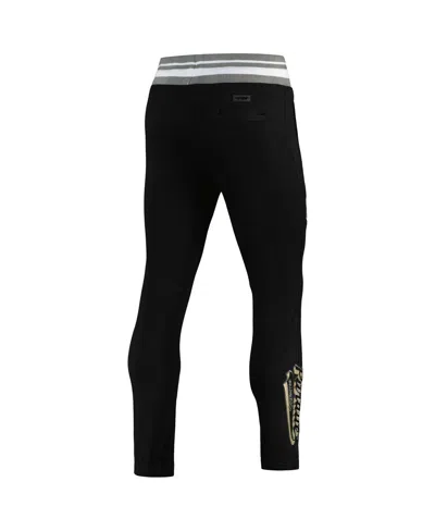 Pro Standard Men's Black Purdue Boilermakers Script Tail Fleece Sweatpants In Black