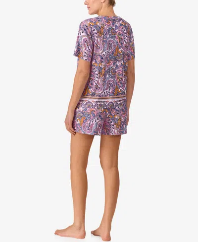 Sanctuary Women's 2-piece Short-sleeve T-shirt & Boxer Set In Purple