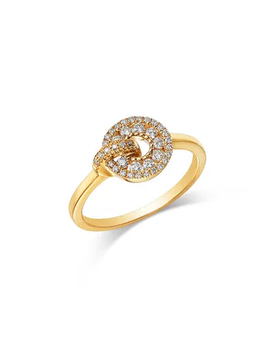 Bloomingdale's Fine Collection Bloomingdale's Diamond Ring In 14k Yellow Gold, 0.27 Tcw In Gold