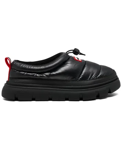 Hunter Madi Platform Puffer Slipper In Animal Print