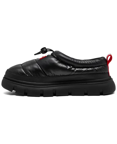 Hunter Madi Platform Puffer Slipper In Animal Print