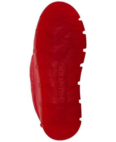 Hunter Women's Madi Insulated Water Resistant Slip-on Mules 9 Medium Red