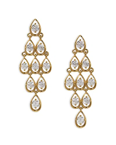 Nadri It Girl Cubic Zirconia Kite Drop Earrings In Gold