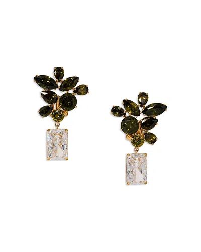 Nadri Bonne Anne Cubic Zirconia Cluster Drop Earrings In Gold