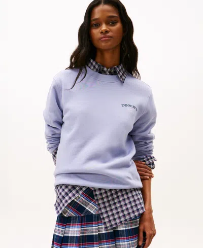 Tommy Jeans Women's Dollar Stack Logo Crewneck Sweatshirt In Multi