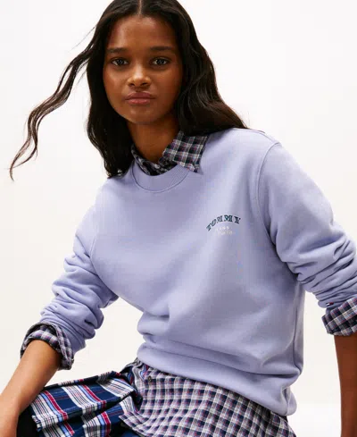 Tommy Jeans Women's Dollar Stack Logo Crewneck Sweatshirt In Multi