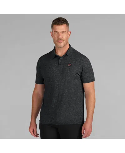 J. Palmer Men's Black Arizona Cardinals Four Down Polo Shirt In Black
