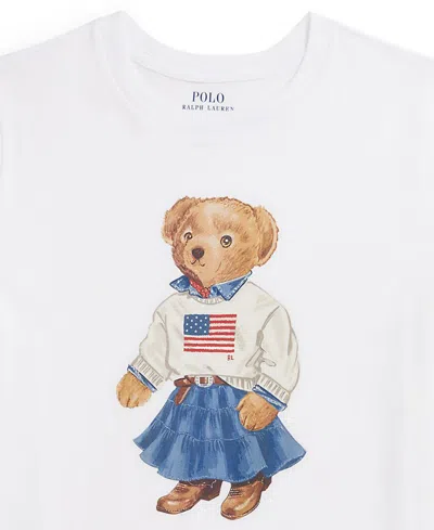 Polo Ralph Lauren Bear-print T-shirt In White