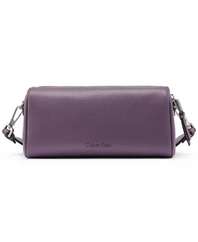 Calvin Klein Rue Small Crossbody Bag In Purple