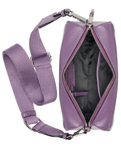 Calvin Klein Rue Small Crossbody Bag In Purple
