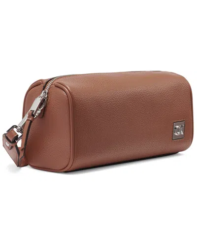 Calvin Klein Rue Small Crossbody Bag In Brown