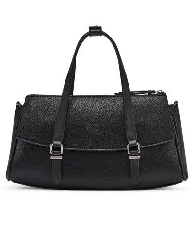 Calvin Klein Irene Medium Satchel Bag In Black