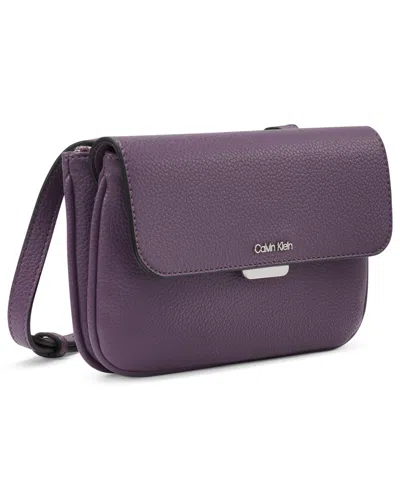 Calvin Klein Arya Small Crossbody Bag In Purple