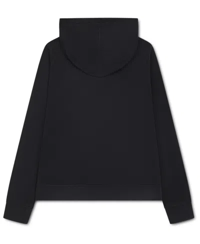 Abercrombie Boys 5-16 Long-sleeve Waffle Hoodie In Black