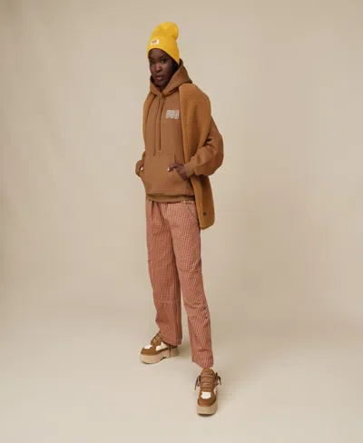 Ugg Logo Hoodie In Brown