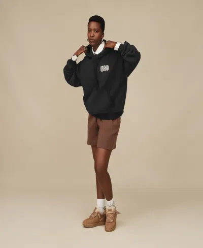 Ugg Women's Oversized Graphic Sweatshirt In Black