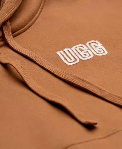 Ugg Logo Hoodie In Brown