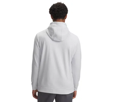 Under Armour Men's Big Logo Hooded Sweatshirt In White