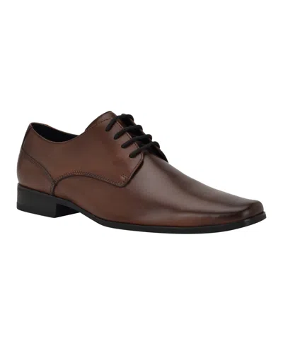 Calvin Klein Men's Brodie Lace Up Dress Oxford In Brown