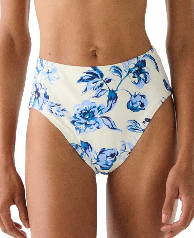 Kate Spade Women's High Leg Swim Bottoms In Multi