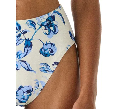 Kate Spade Women's High Leg Swim Bottoms In Multi