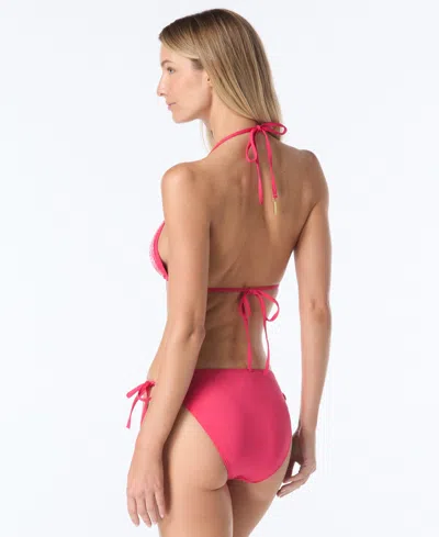 Vince Camuto Women's Sequin Embellished Triangle Bikini Top In Multi