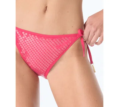 Vince Camuto Women's Sequin Side-tie Bikini Bottoms In Multi