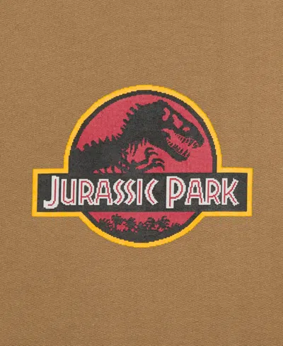 Jurassic Park Boys 5-20 Zip Up Hoodie In Brown