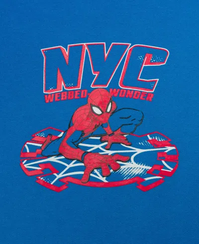 Spider-man Boys 5-20 Pull-on Hoodie In Blue